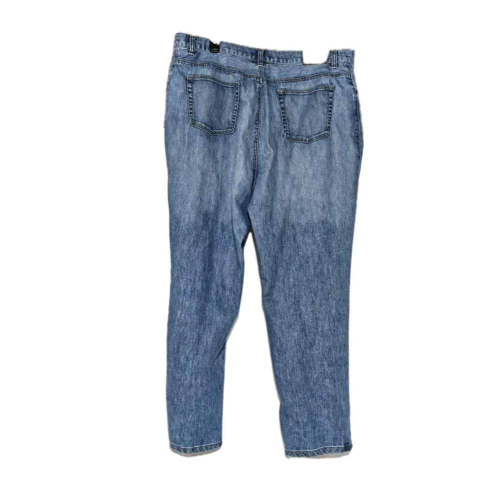 Lauren Ralph Lauren Jeans Straight Leg Jeans Size 18W EUC Medium light wash